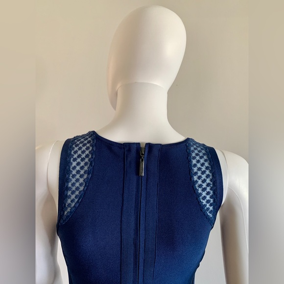 NWOT Marciano Jacy Bandage Dress in Aegean Blue - Picture 4 of 6